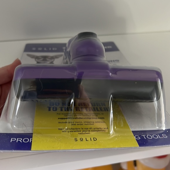 NWT Pet dog cat brush Solid Self Cleaning Slicker Pet Brush - Picture 2 of 9